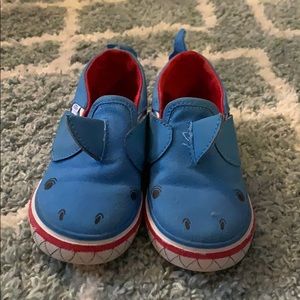 Vans Shark slip on sneakers toddler size 9